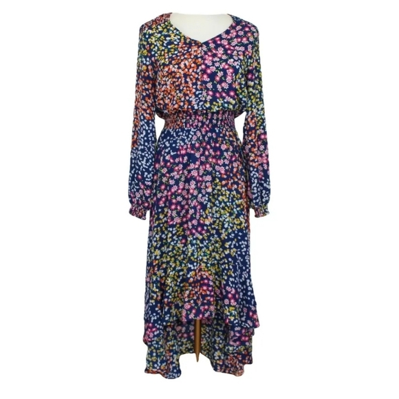 Nanette Lepore Dresses & Skirts - Nanette Lepore Floral Daisy High & Low Dress Sz 14